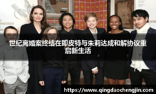世纪离婚案终结在即皮特与朱莉达成和解协议重启新生活